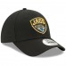 Men's Jacksonville Jaguars New Era The League Black 9FORTY Adjustable Hat - Shield 2800572